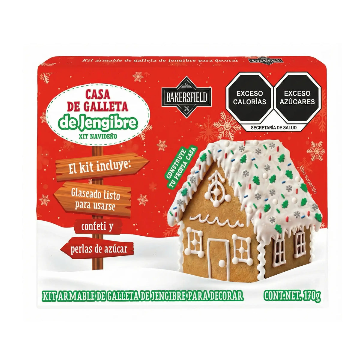 Kit Casita de Galleta de Jengibre, 170 gr
