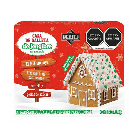 Kit Casita de Galleta de Jengibre, 170 gr