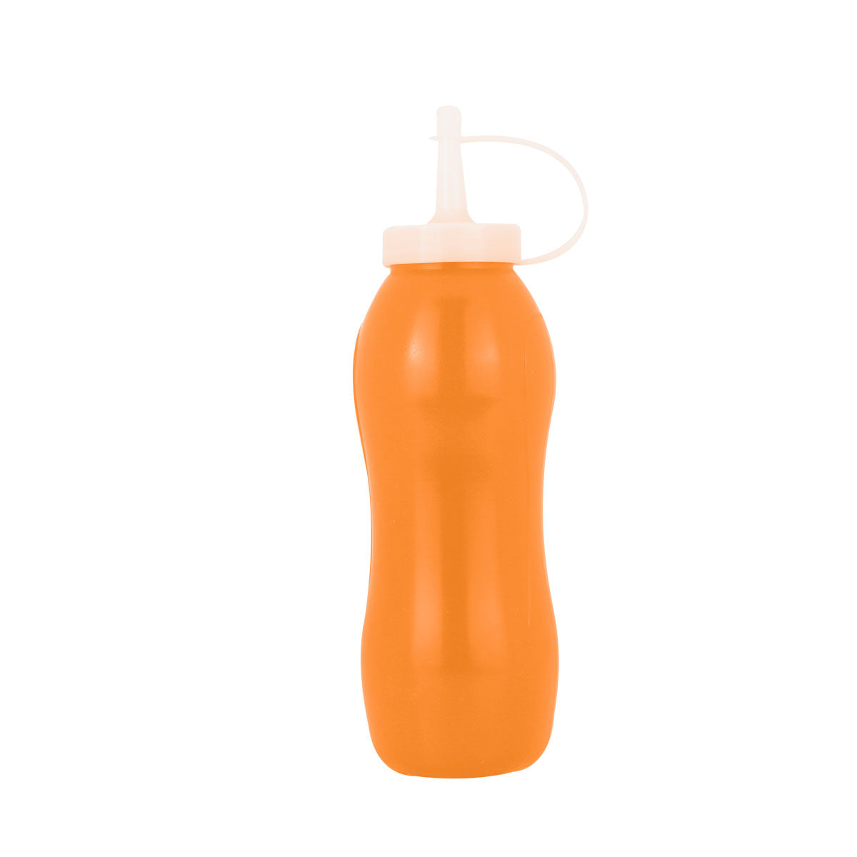 Botella de Plástico Porta Aderezos, color Naranja