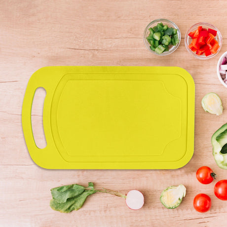 Tabla para Picar, Plástico, Color Amarillo