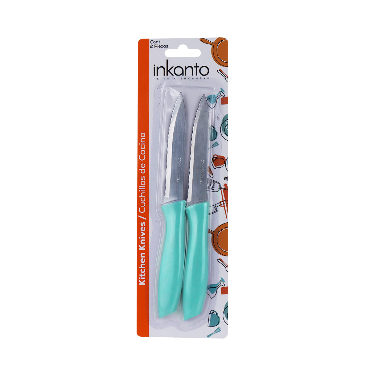 Set de 2 Cuchillos de Cocina