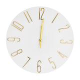 Reloj Circular de Pared, color Blanco, 30cm