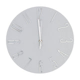 Reloj Circular de Pared, color Gris, 30cm