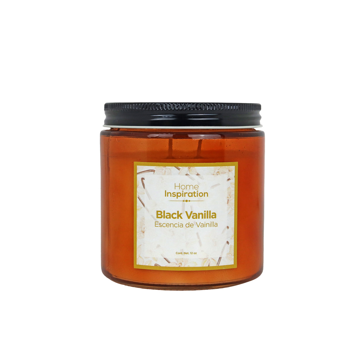 Vela Aromática "Vainilla" en Tarro con Tapa 340gr, Home Inspiration