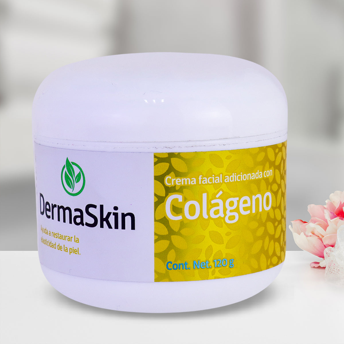 DermaSkin, Crema Facial Adicionada con Colágeno