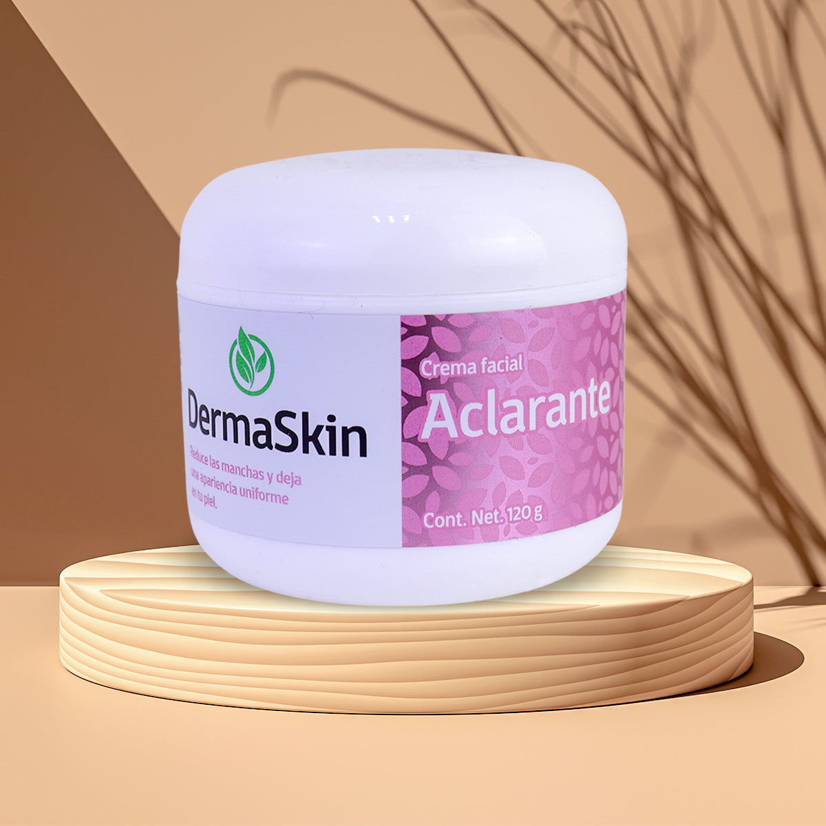 DermaSkin, Crema Facial Aclarante, 120gr.