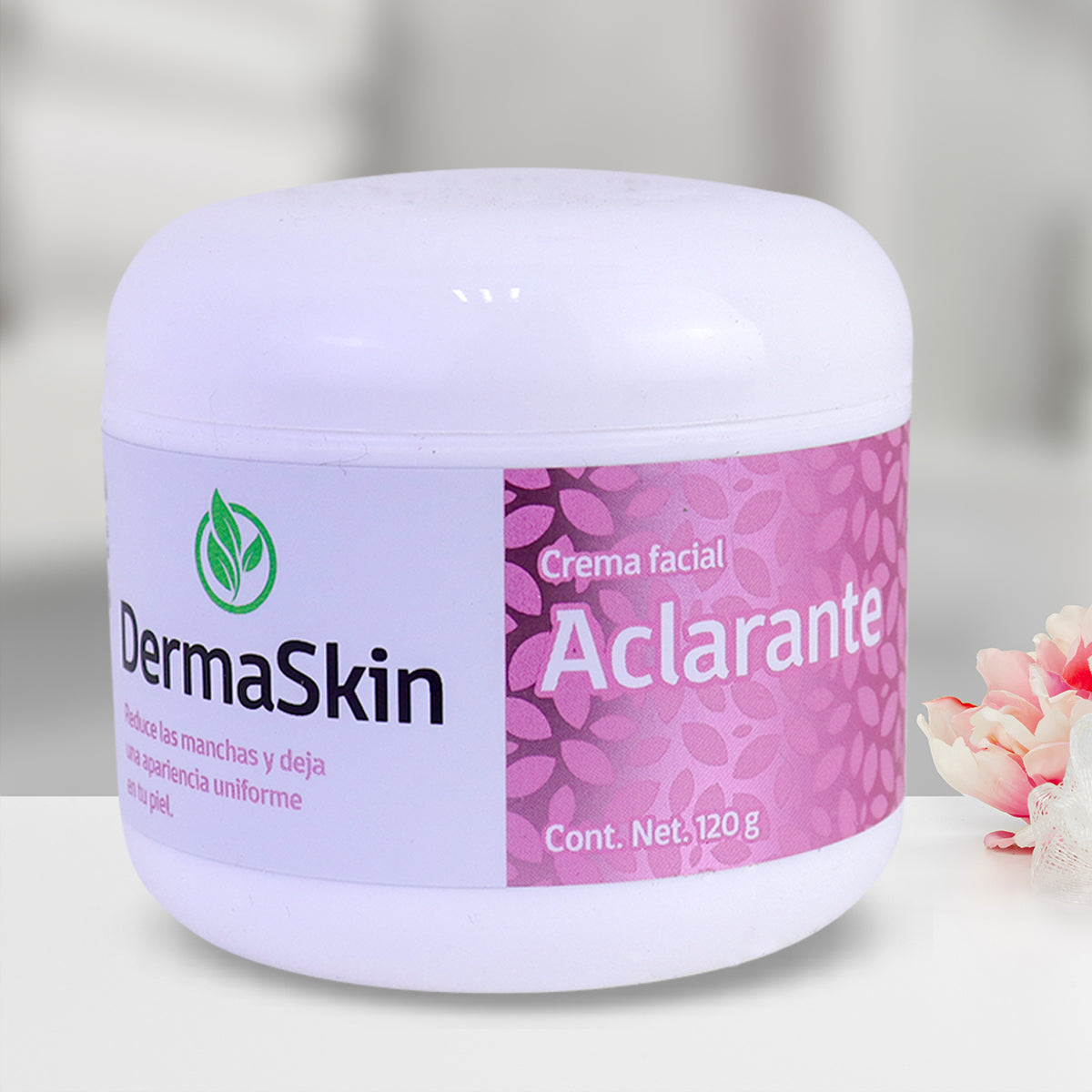 DermaSkin, Crema Facial Aclarante, 120gr.