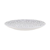 Plato Trinche de Cerámica, Color Gris, 21.5 cm