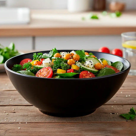 Tazón de Cerámica, Color Negro