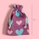 Bolsa de Regalo para San Valentín, color Morado