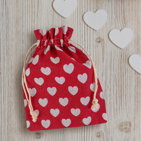 Bolsa de Regalo para San Valentín, color Rojo