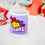 Taza de Cerámica con Estampado de Love