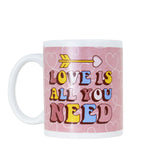 Taza de Cerámica con Estampado Love Is All You Need