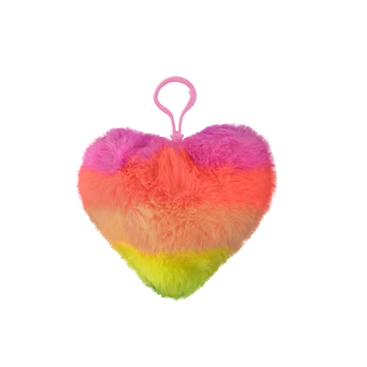 Llavero en Forma de Corazón de Peluche