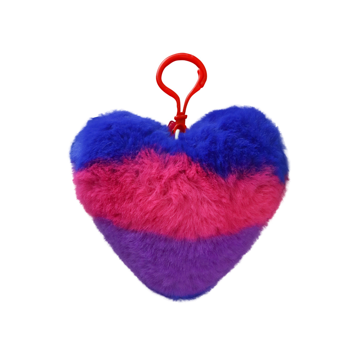 Llavero en Forma de Corazón de Peluche