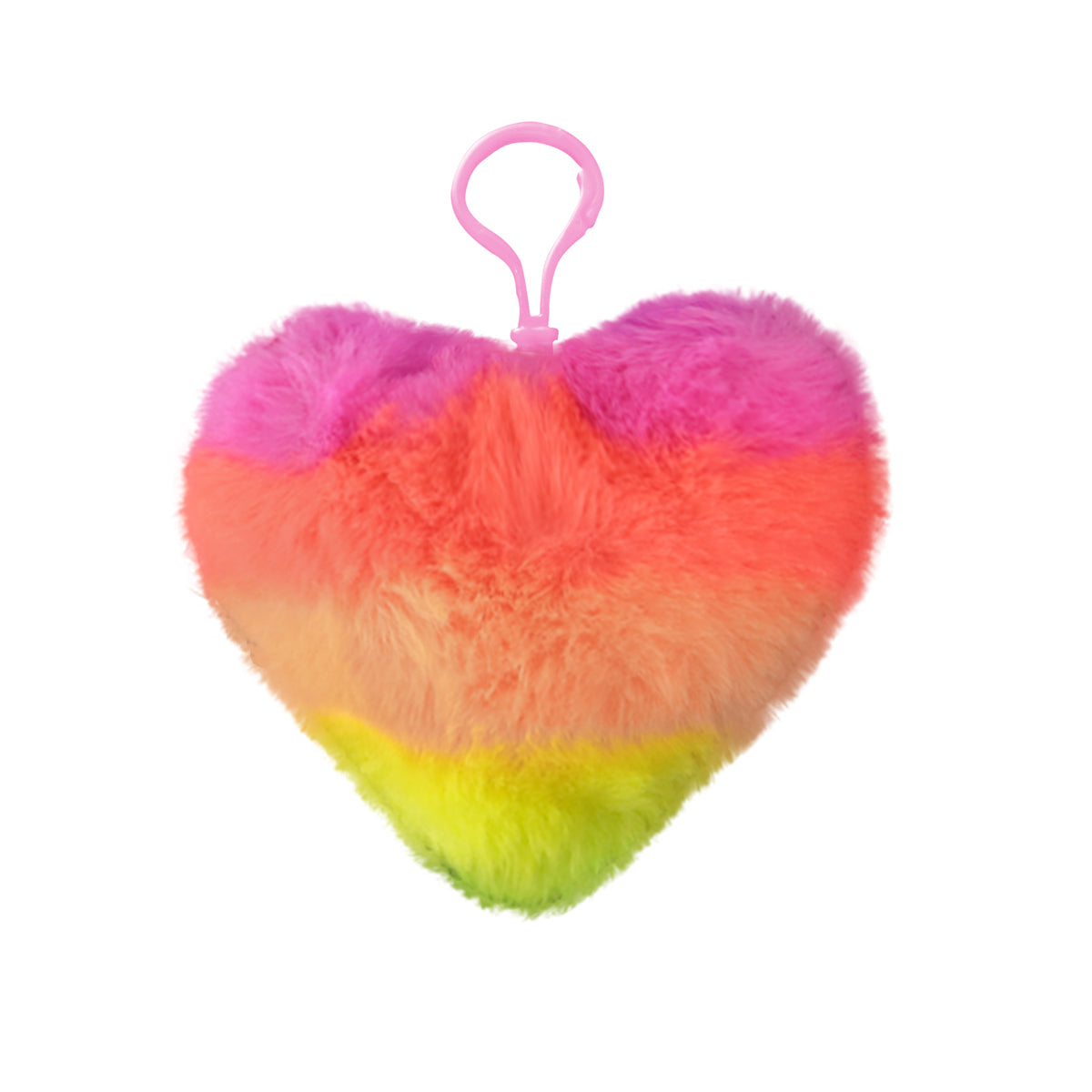 Llavero en Forma de Corazón de Peluche