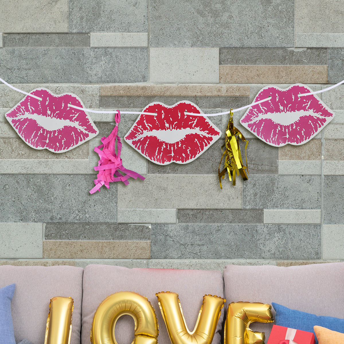 Banner Decorativo Colgante Inkanto, Besos