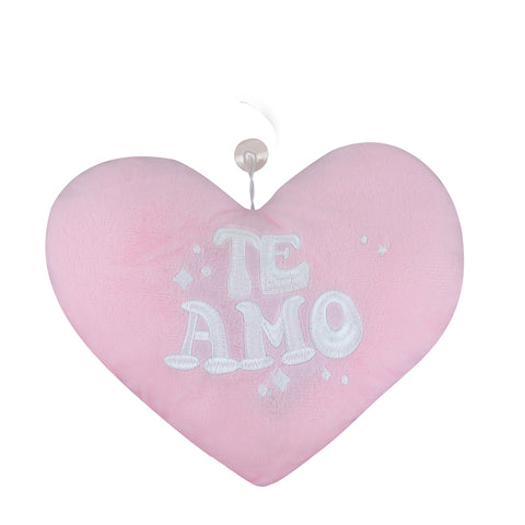 Almohada Decorativa en Forma de Corazón, color Rosa Claro