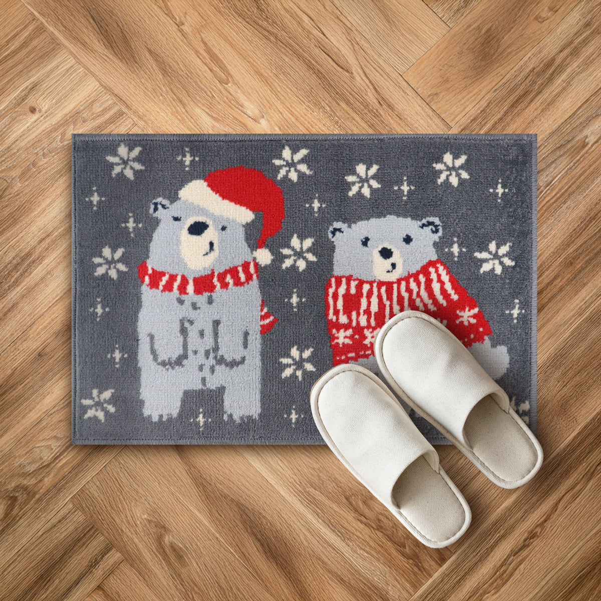 Tapete Navideño, Ositos, 40x60 cm