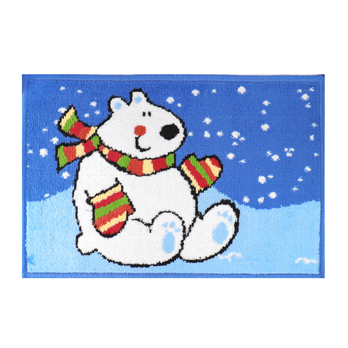Tapete Navideño, Oso Polar, 40x60 cm