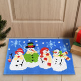 Tapete Navideño, Muñecos de Nieve, 40x60 cm