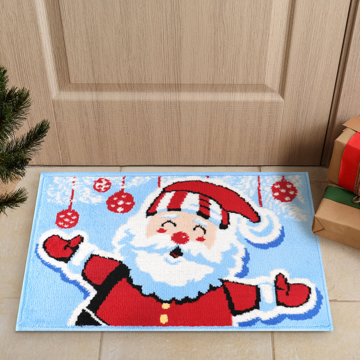 Tapete Navideño, Santa Claus, 40x60 cm