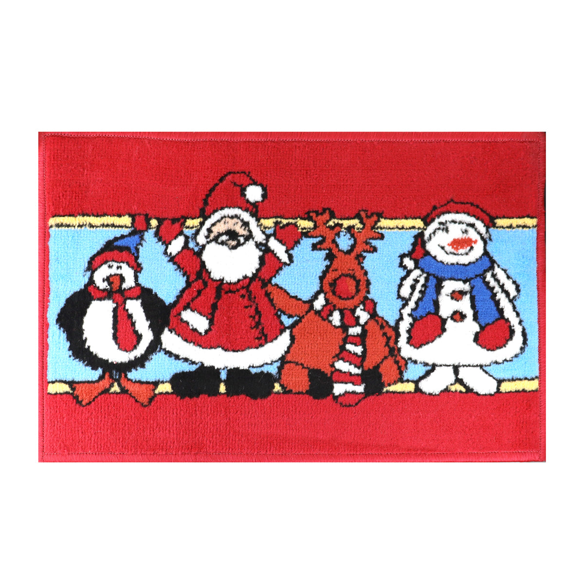 Tapete Navideño, Color Rojo, 40x60 cm