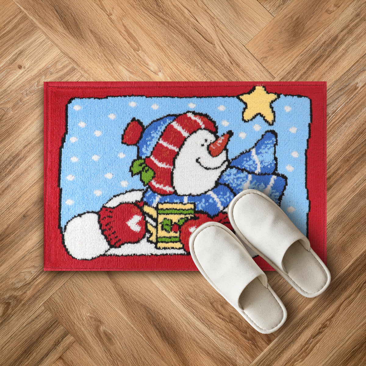 Tapete Navideño, Snowman, 40x60 cm