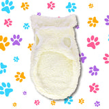 Chaleco de Forro Polar color Blanco para Perro