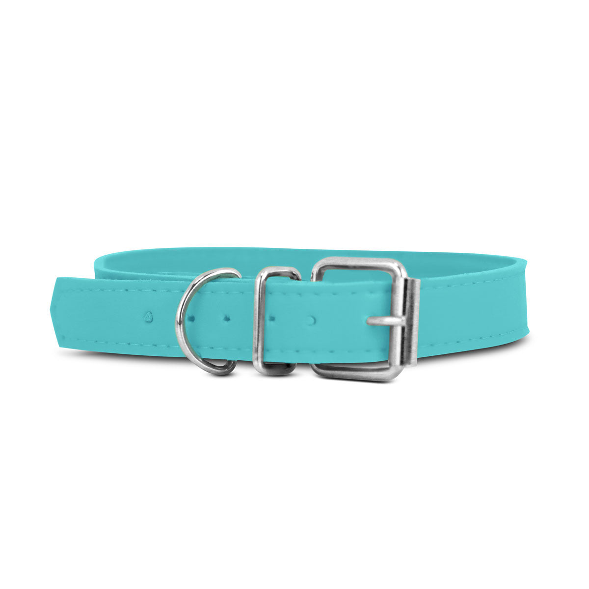 Collar Sintético color Aqua para Mascota