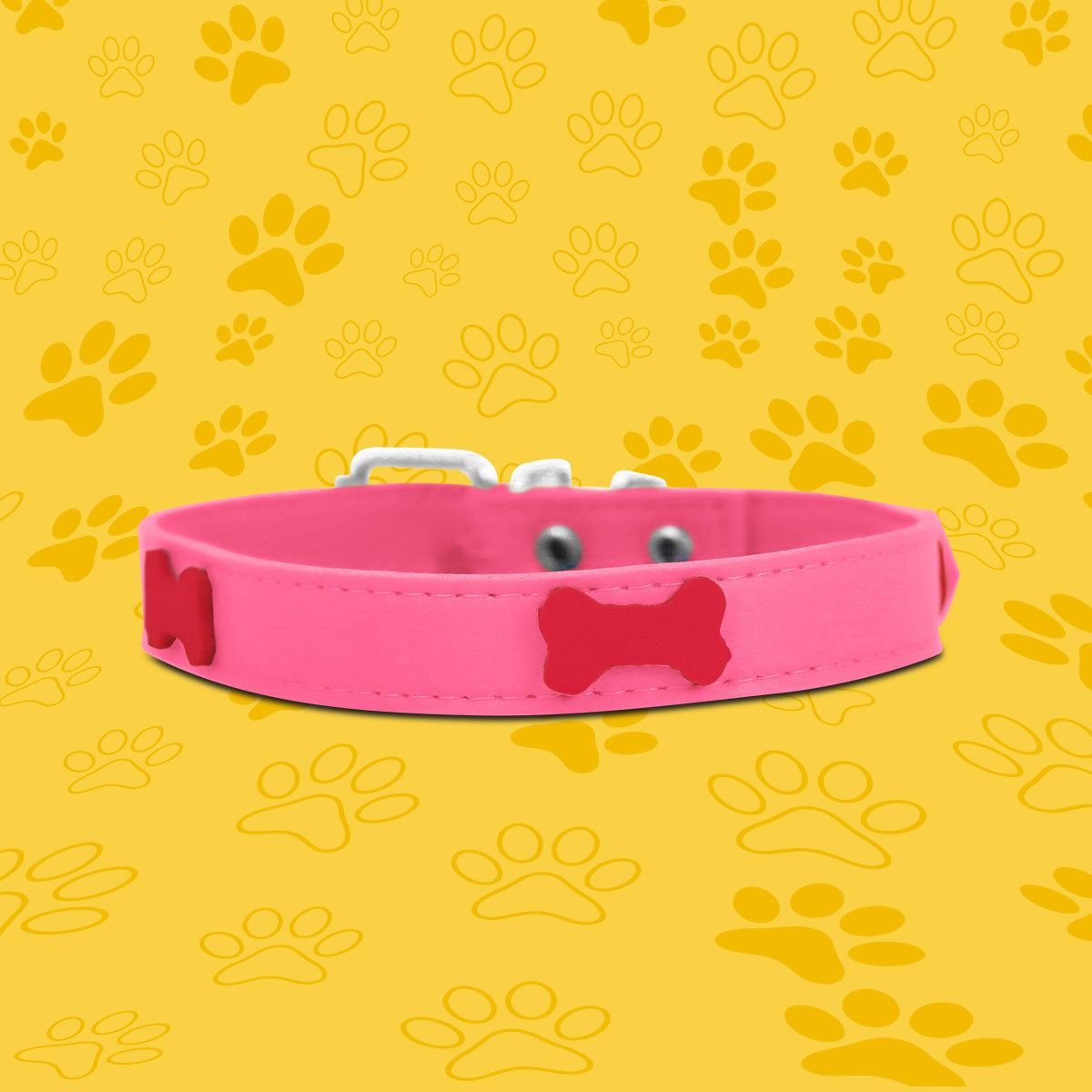 Collar Sintético color Rosa para Mascota