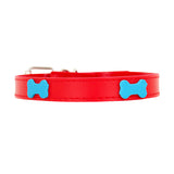 Collar Sintético con Decoración de Huesitos para Mascota