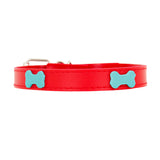 Collar Sintético con Decoración de Huesitos para Mascota