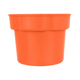 Maceta de Plástico en Forma de Flor, color Ladrillo