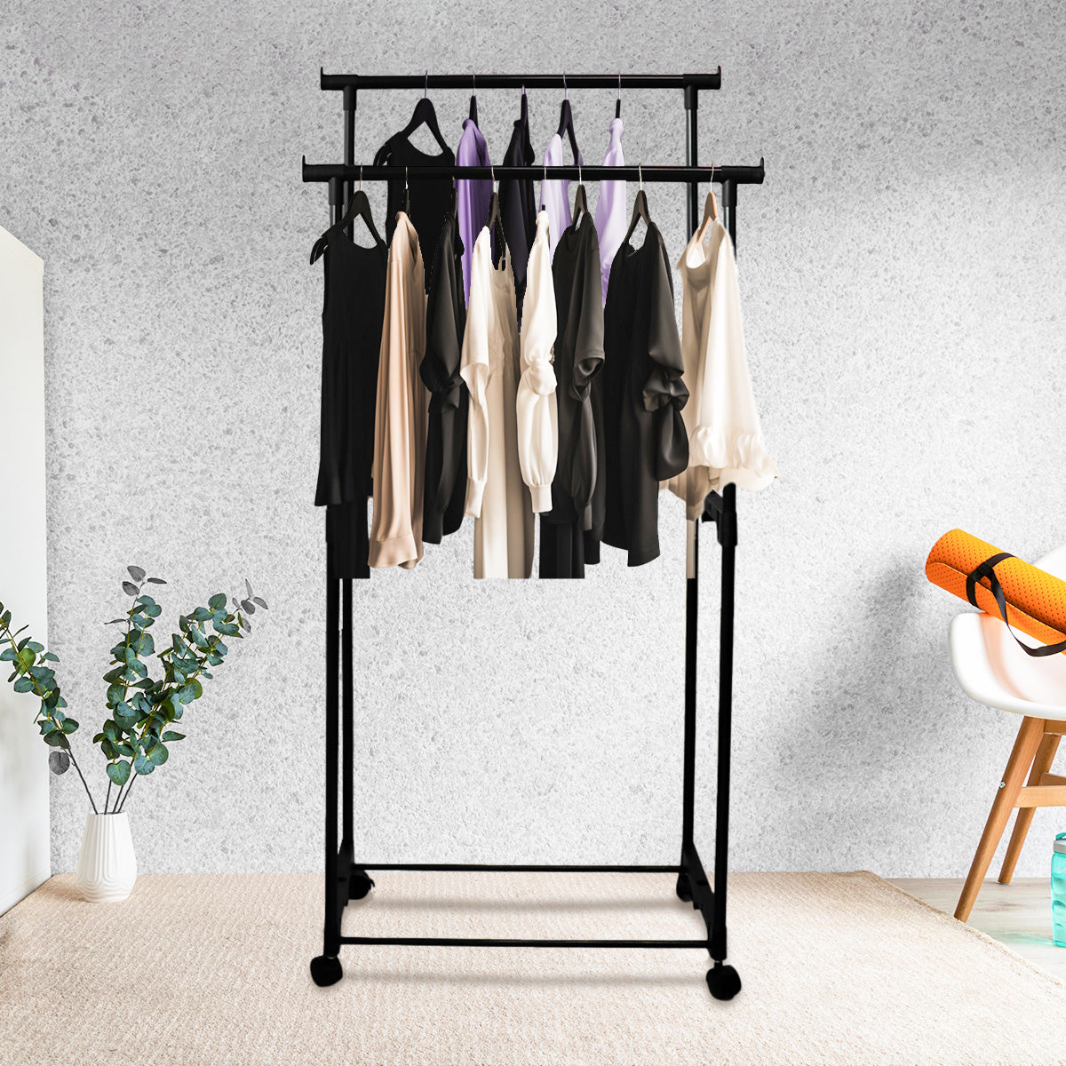 Inkanto, Closet Armable con Ruedas 130x60x35cm