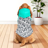 Sudadera para Mascota, Animal Print, Color Aqua