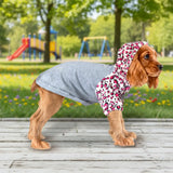 Sudadera para Mascota, Color Rosa, Animal Print