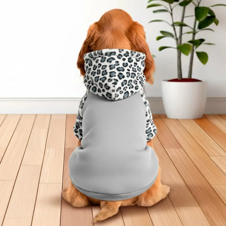 Sudadera para Mascota, Animal Print, Color Gris