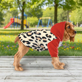 Sudadera para Mascota, Color Rojo, Animal Print