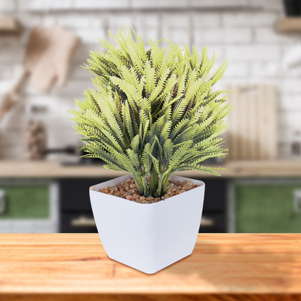 Planta Artificial Decorativa en Maceta, color Amarillo