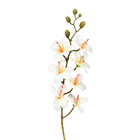 Ramo Decorativo con Flores, color Blanco