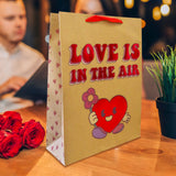 Bolsa de Papel Kraft para Regalo, Love Is In The Air