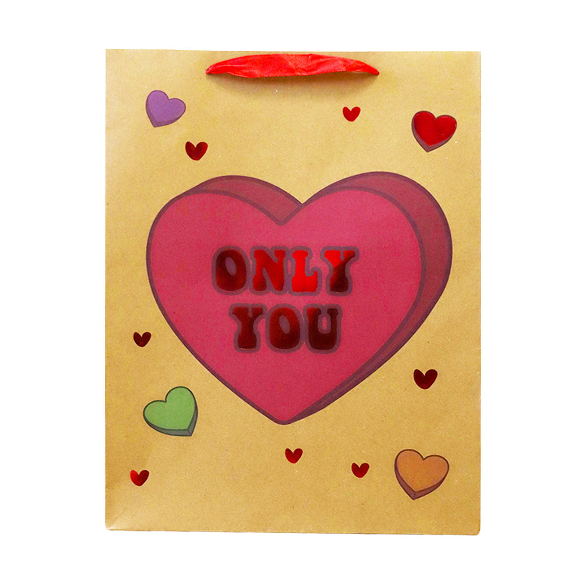 Bolsa de Papel Kraft para Regalo, Only You