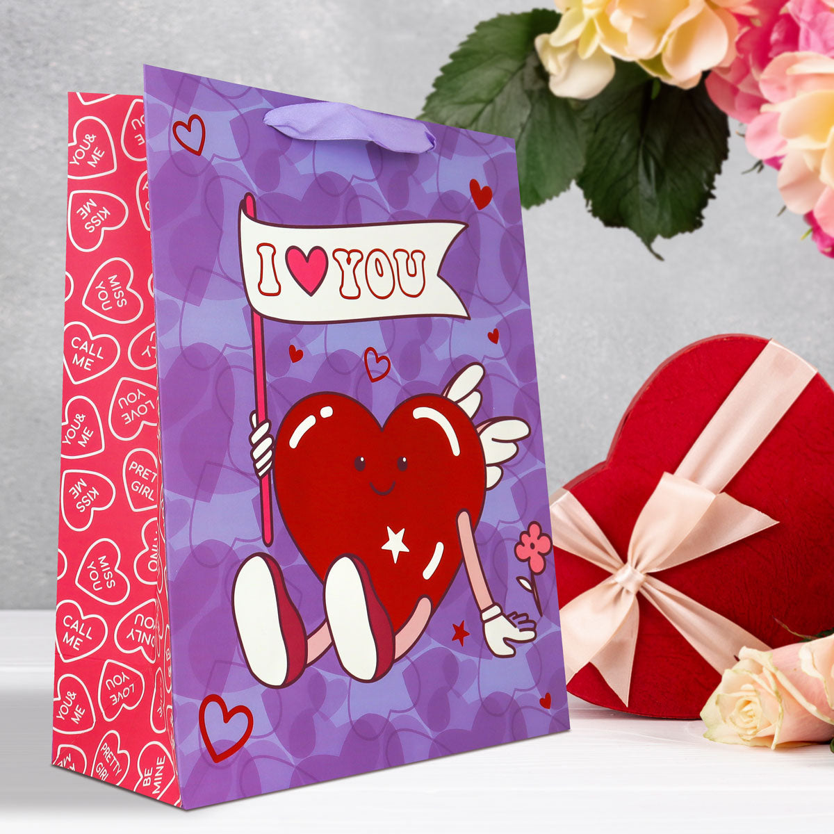 Bolsa de Regalo con Temática de San Valentín, Corazón