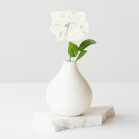 Flor Artificial Decorativa, color Blanco