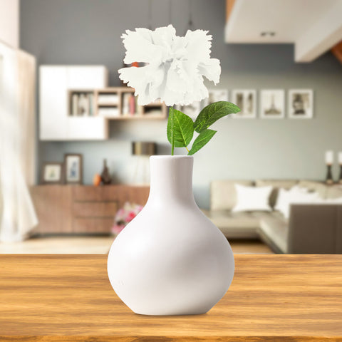 Flor Artificial Decorativa, color Blanco