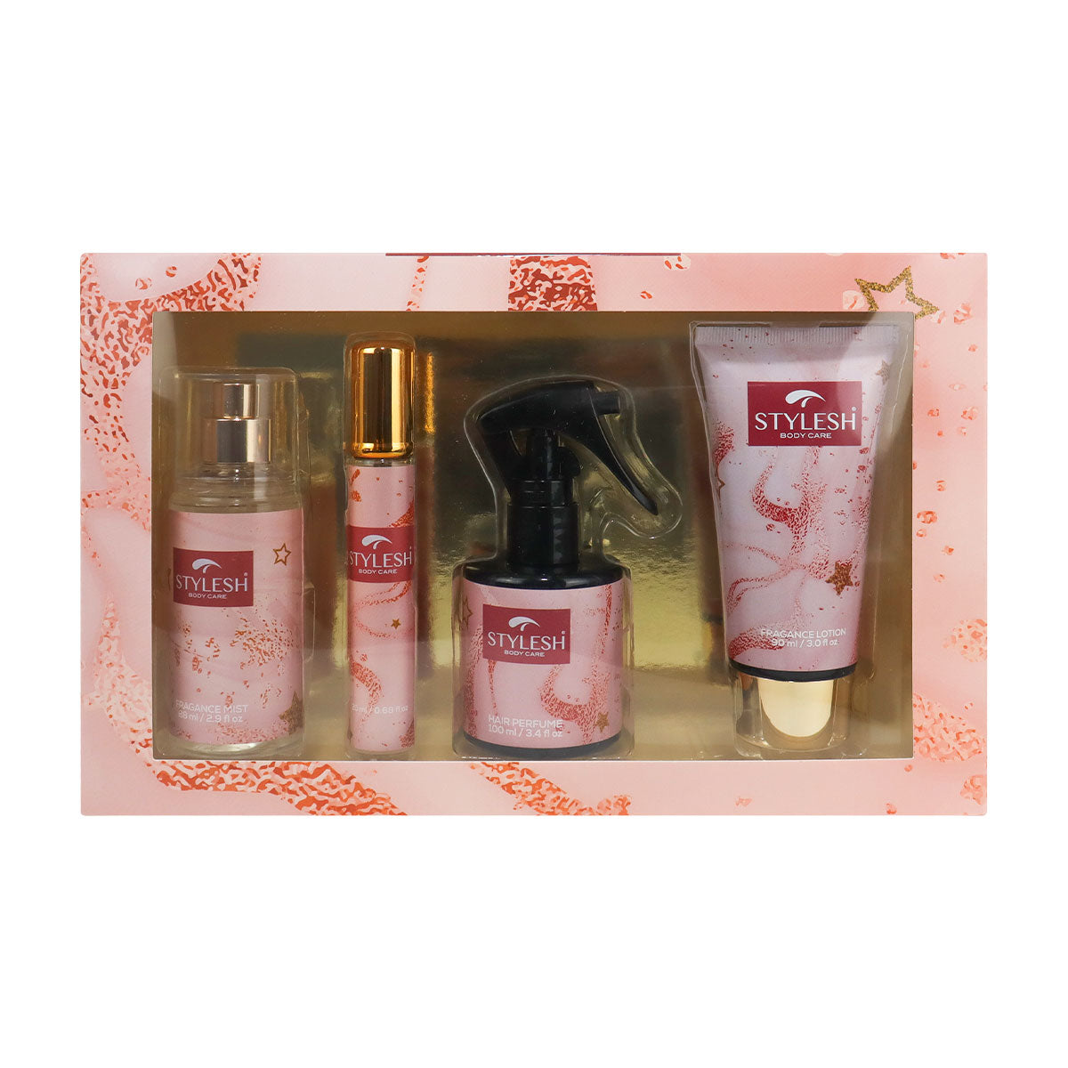 Kit Fragancia y Cuidado, Stylesh Body Care, Color Rosa