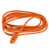 Extensión Eléctrica con 3 Contactos, color Naranja