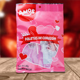 Paletas de Corazón Amos, 80gr