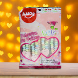 Pulseras de Dulces en Forma de Corazón, Amos 67 gr.